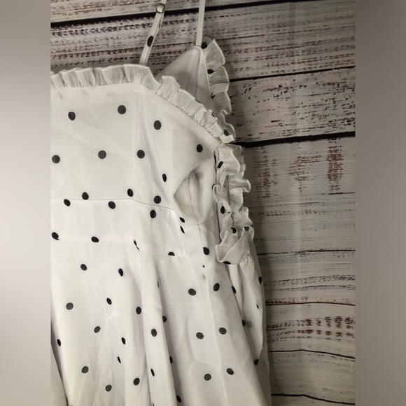 VENUS White Polka Dot Top - Picture 9 of 12